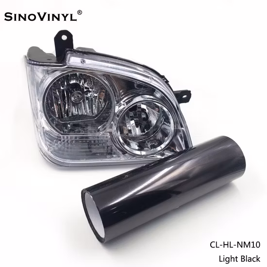 SINOVINYL 1 ~ 3 ans durabilité amovible auto-adhésif mat Transparent couleur Auto autocollant vinyle Wrap voiture phare teinte feuille