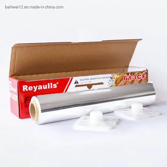 Feuille d'aluminium jetable auto-adhésive Saran Wrap pour le stockage des aliments